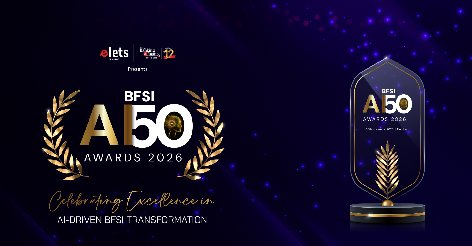 The BFSI AI 50 Awards 2026 — 20th November 2026, Mumbai