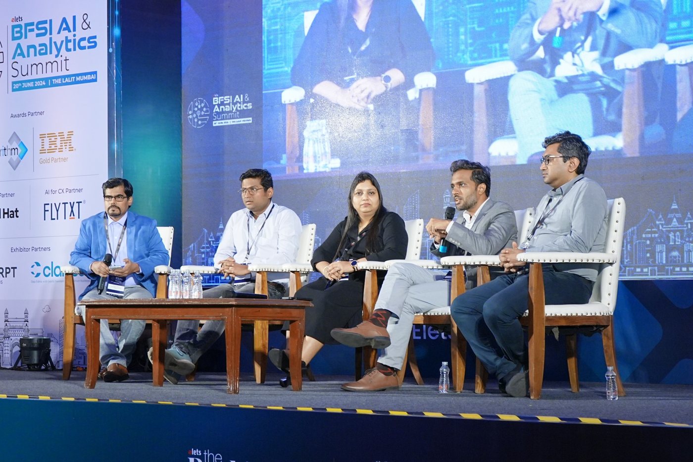 Panel discussion on AI transformation at the BFSI AI & Analytics Summit