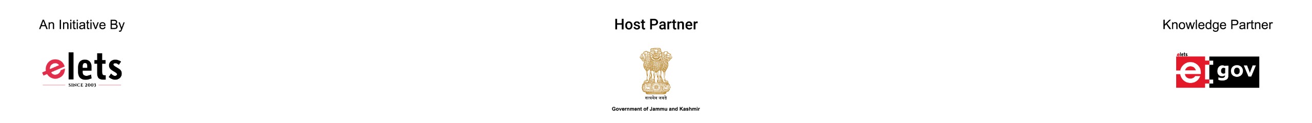 An initiative by Elets Technomedia and Digital India. Host Partner: Digital J&K, Government of Jammu and Kashmir. Knowledge Partner: eGov.