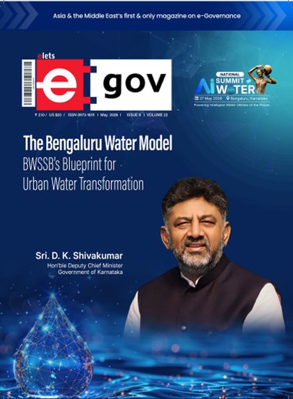 eGov magazine cover — The Bengaluru Water Model