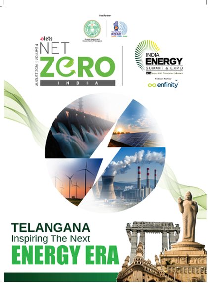 eGov magazine cover — Net Zero India: Telangana's Next Energy Era