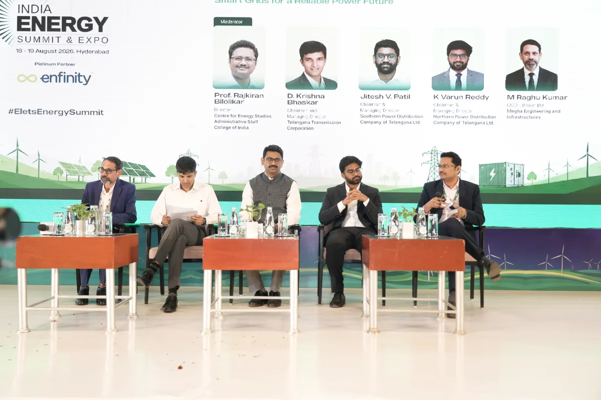 Panellists in discussion at the India Energy Summit