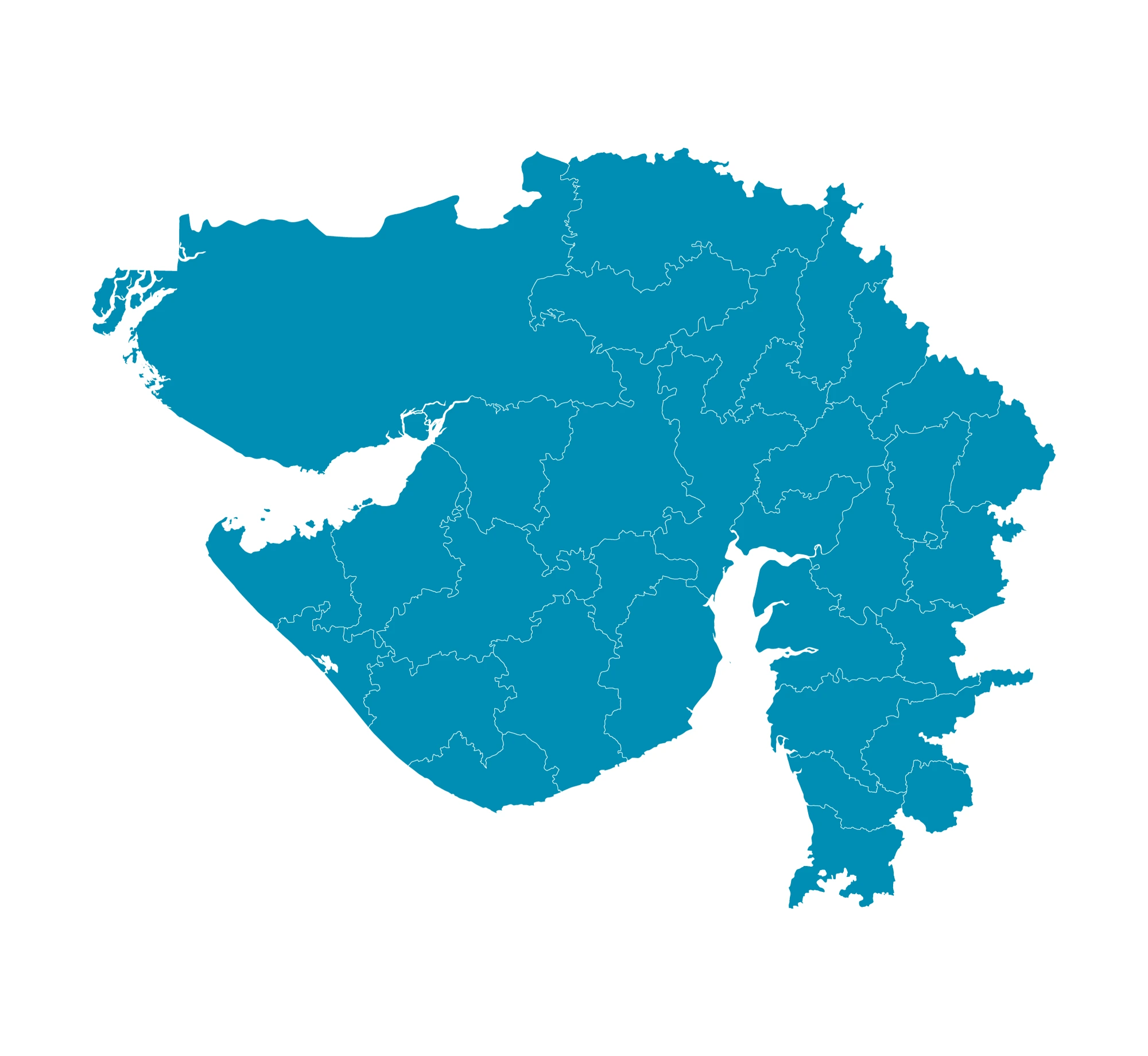 South India Map